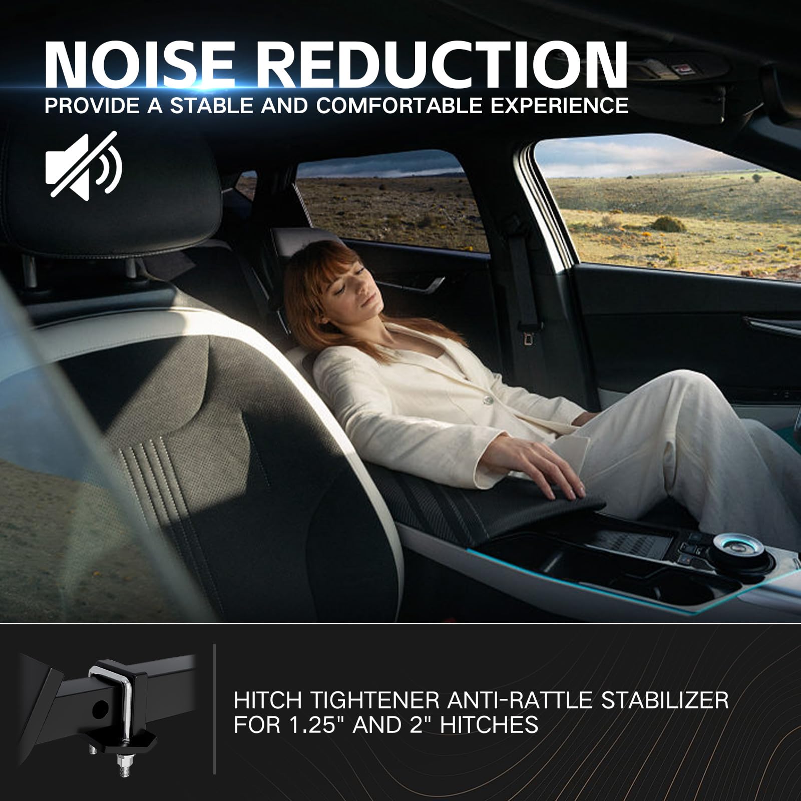 YZONA 2 EBike Rack with Cross Bar, 5" Fat Tire Carrier, 200 LBS Capacity Electric Bicycle Racks with Ramp, Lockable & Foldable Bike Racks Platform, Fits 2" Standard Hitch for SUVs Cars Trucks Vans