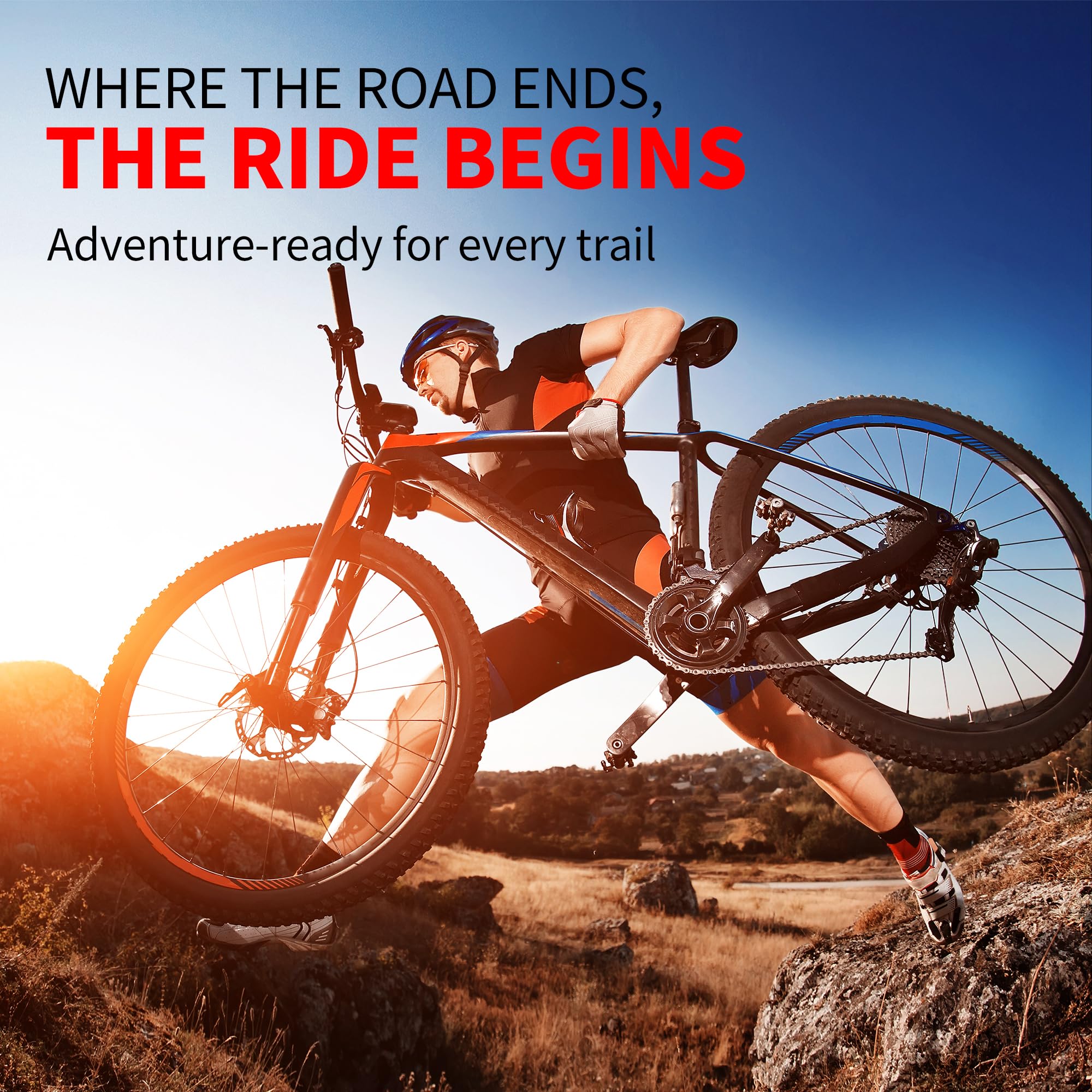 Heavy-Duty 2-Bike Hitch Mounted Rack with Tilt-Back Trunk Access - 200 lb Capacity for Fat Tire Bikes (Fits 2" Receivers)